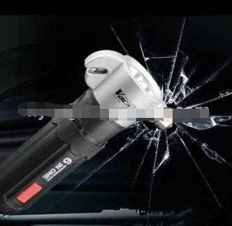 Portable universal Emergency 1W high power led flashlight torch with safe Hammer/led flashlight