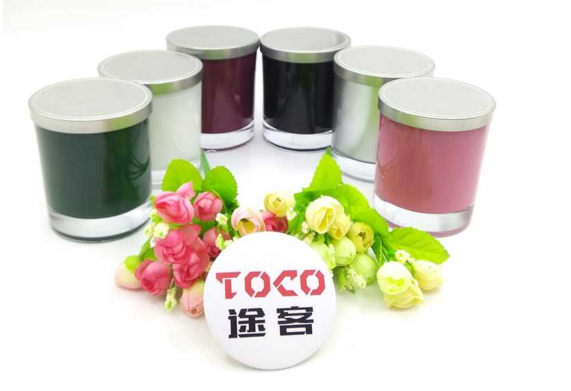 Popular Multi Color Scented Jar Glass Candles