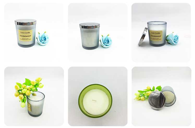 100% Cotton Wick Scented Glass Jar Candles