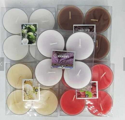 Cheap mini colored tealight candle wholesale
