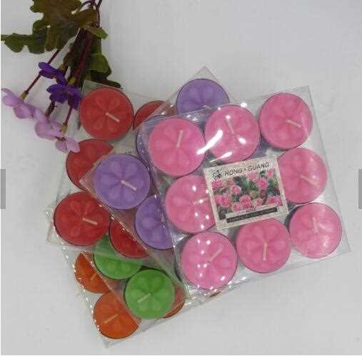 Customized size and weight tealight candles