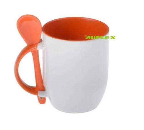 Sublimation Blanks Printable Mug with Spoon