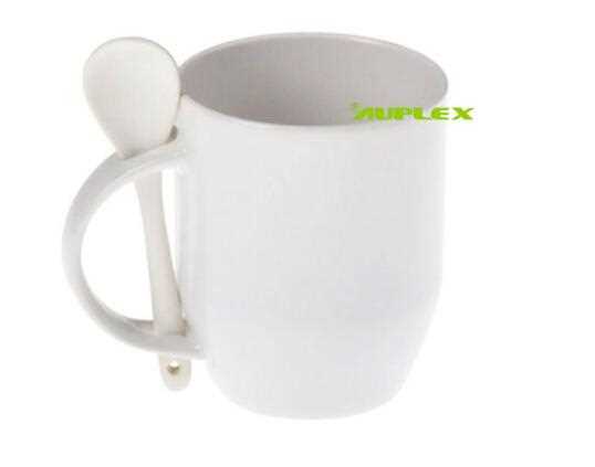 Sublimation Blanks Printable Mug with Spoon