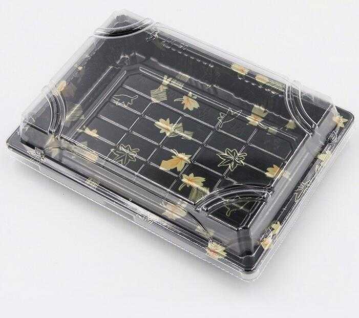 Factory Printed Plastic Disposable Sushi Box ZY-05