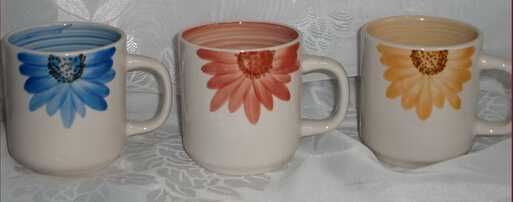 Colorful stylish cheap handpainted Ceramic mug