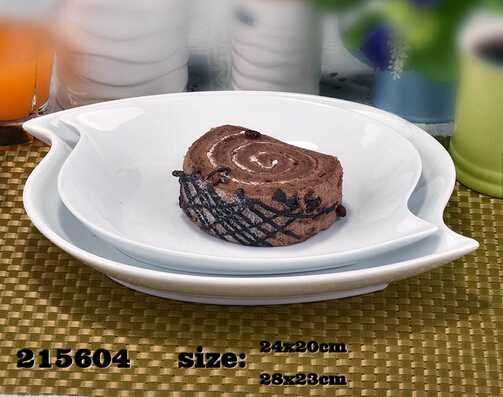 Welcomed square shape porcelain plate wholesale