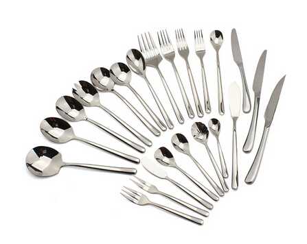 Hotel gold luxury stainless steel flatware sets