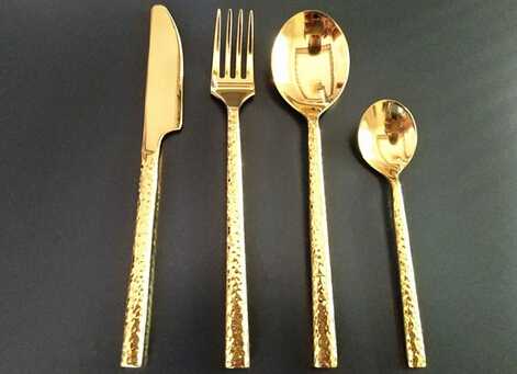 Classic design hand polish stainless steel flatware 
