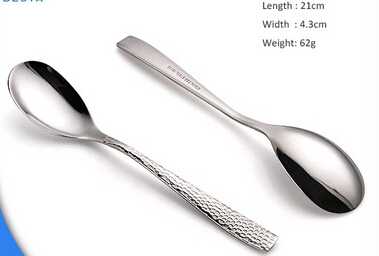 Silver or gold high-end stainless steel cutlery set