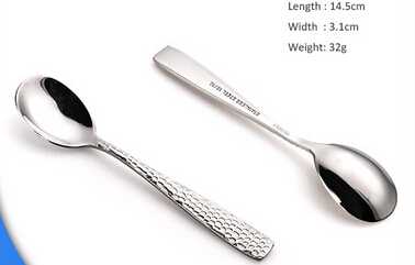 Silver or gold high-end stainless steel cutlery set