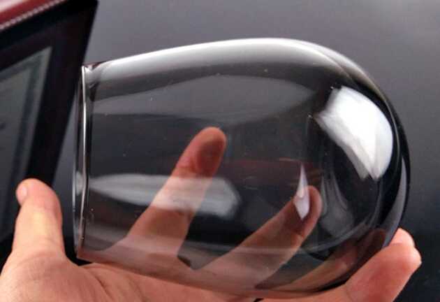 Heat-resistant fashion crystal smoky gray stemless wine glass