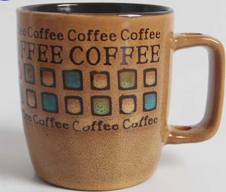 High quality customized color and size embossed coffee mug wholesale