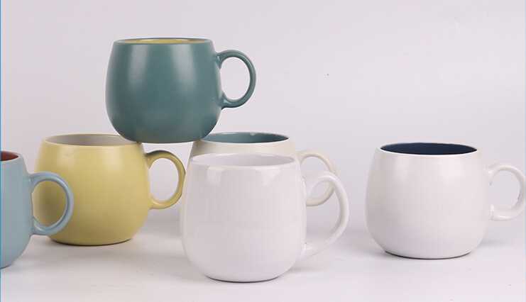 Factory price eco-friendly diverse colors ceramic starbucks mug