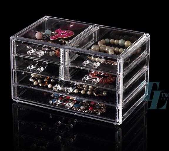 Top supplier clear acrylic display storage jewelry box with best price