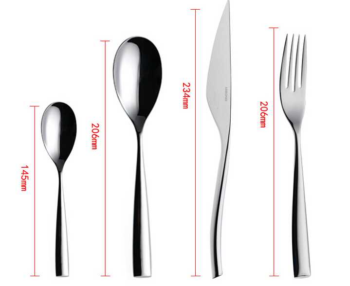 Brand Heroine forged stainless steel cutlery sets