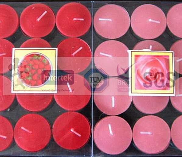 Multi-Colored Scented Tealight Candles