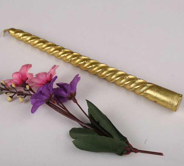 Handy Use Colorful Spiral Twist Taper Candle