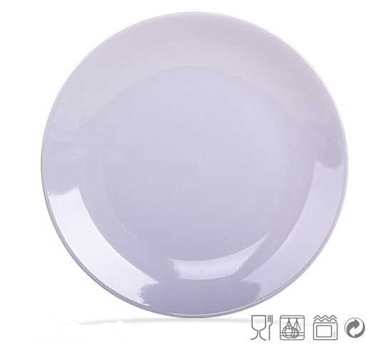 10.5 Inch Round Colorful Stoneware Dig Plate