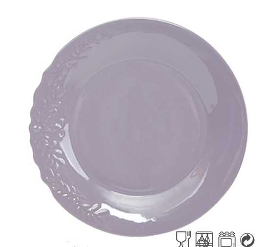 Hot Sale Elegant Embossed Colorful Plate