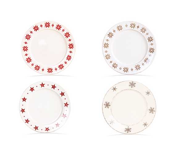 Silk Screen Ceramic Dinner Plate Wholesale 