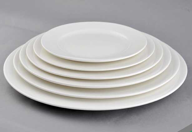 Various Size Heat insulation Round White Plate 