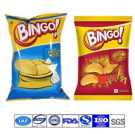 Potato Chips Food Packaging Bag with Custom Printing