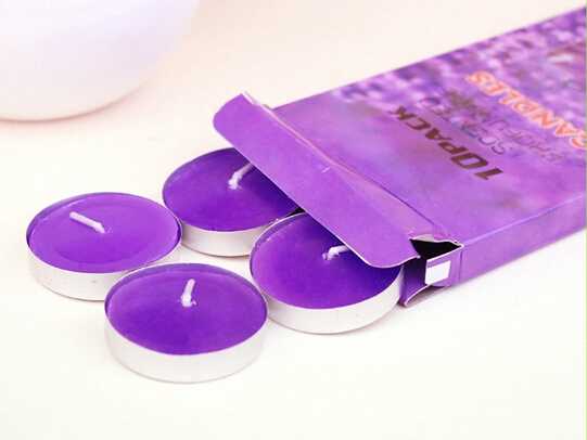 Customized Size And Color Scented Tealight Candle 