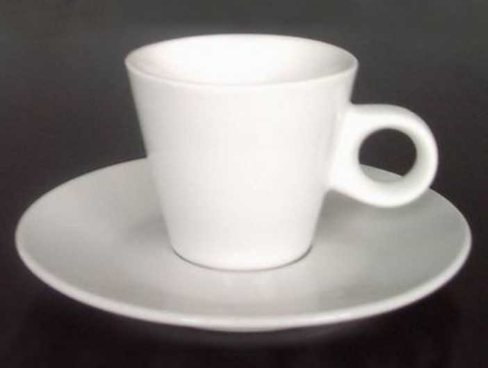 Custom Logo Porcelain Coffee Mug with Saucer