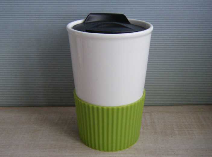 Coffee Mug With Customized Various Colors Silicon Holder