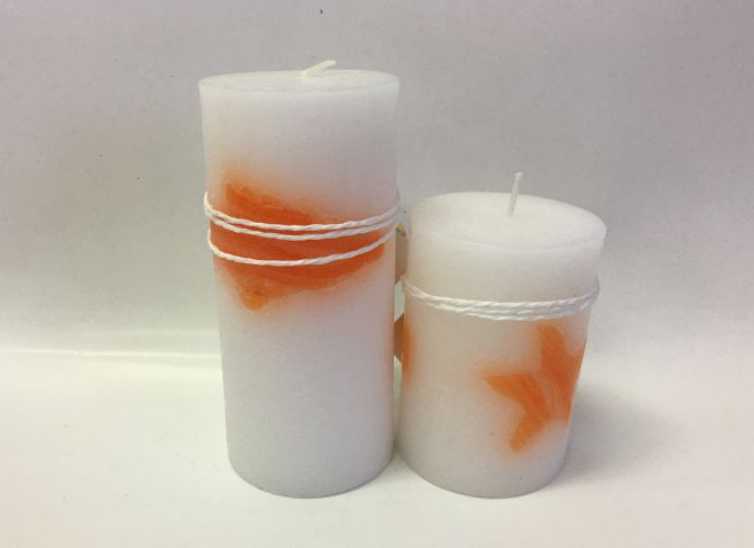 Customized Unique Design Smokeless Pillar Candle