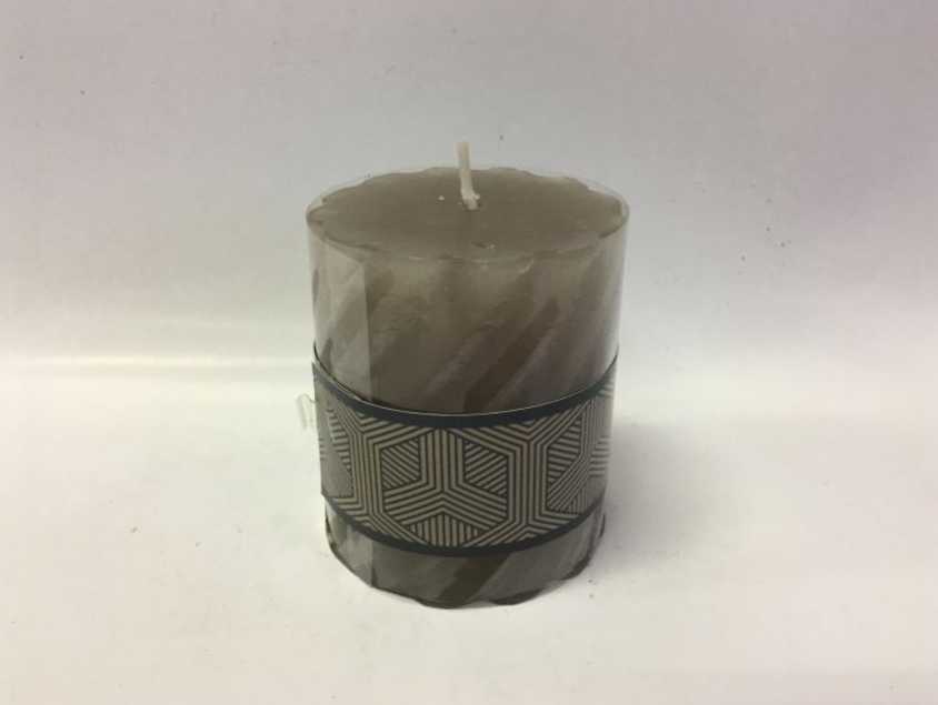 Paraffin Pillar Candle With Round Sleeve Packaging