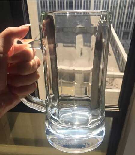 Large Capacity Tumbler Transparent Beer Glass Cup