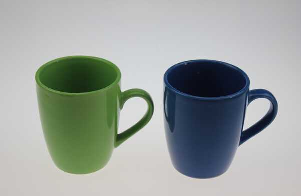 12oz A-B Grade Color Glaze Ceramic Mug