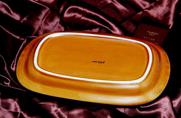 13 Inch Rectangular Unicolor Ceramic Plate