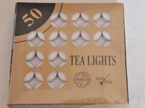 100pcs open box relighting smokeless tealight candle