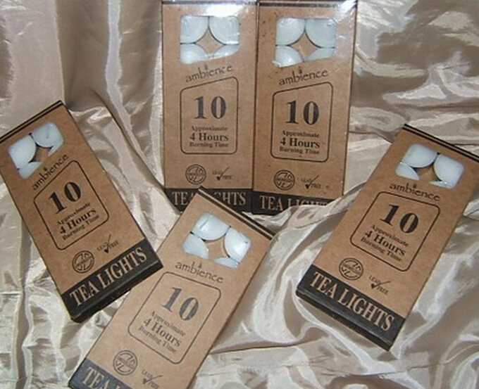 100pcs open box relighting smokeless tealight candle