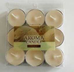 9pices tealight candle with six kinds of color 