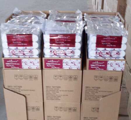 Good burning white tealight candle wholesale