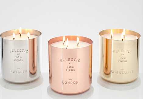 Luxury copper jar scented candle