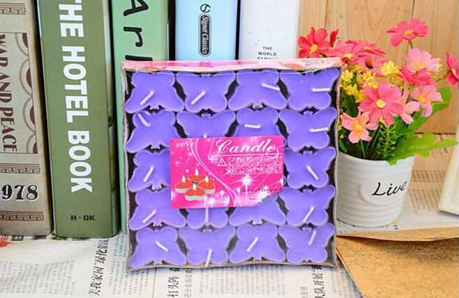 Novelty Butterfly Shape Candle For Wedding