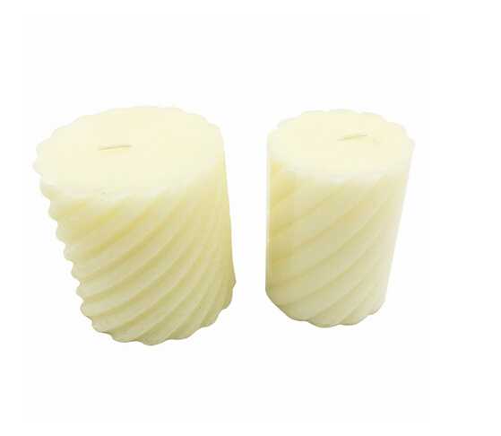 European Style Screw Thread Wedding Candle
