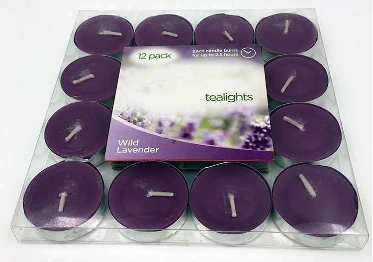 Hot sale customized color tealight candle