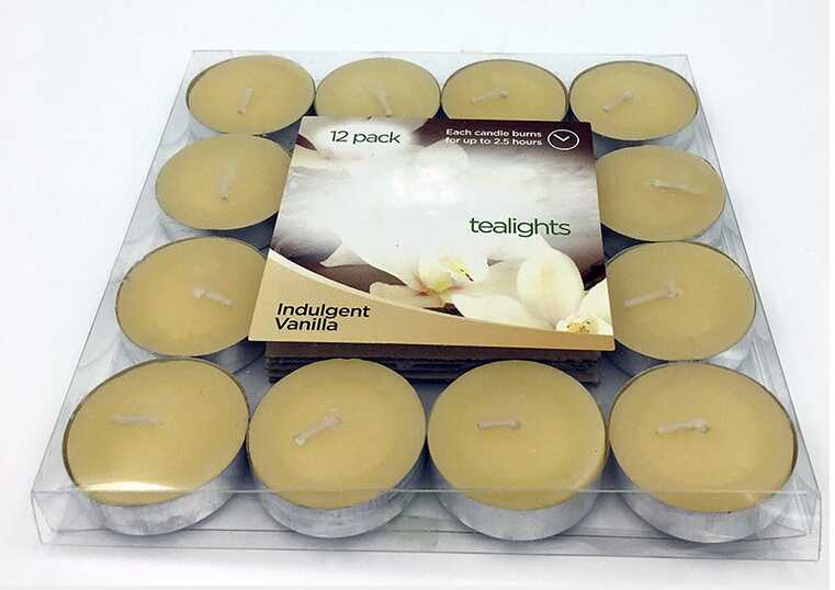 Hot sale customized color tealight candle