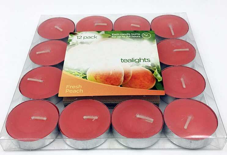 Hot sale customized color tealight candle