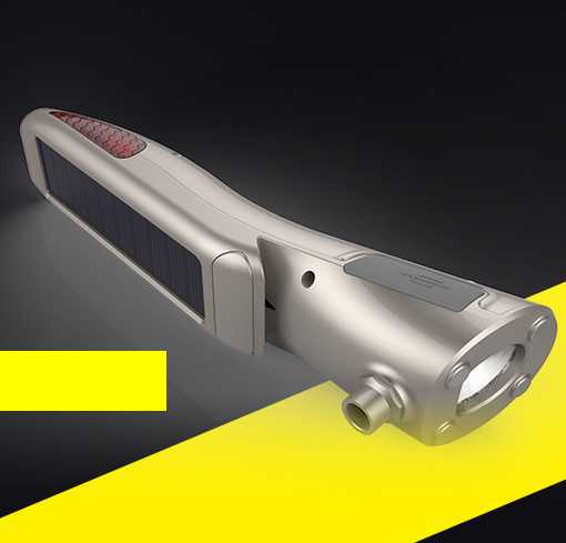 Multifuntional Solar Emergency LED Flashlight