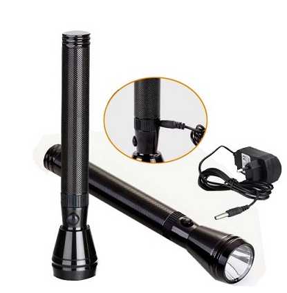 Long Distance High Power Rechargeable Flashlight