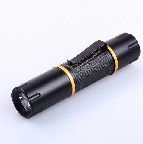 Portable High Power Flashlight with Clip