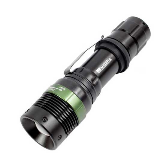 Rechargeable Zoom 18650 Battery Flashlight Outdoor Use