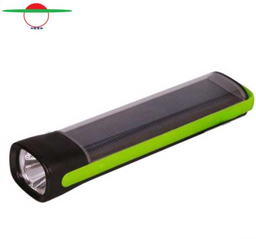 Hot Sale 1W High Power Solar Power Bank Torch Light Emergency Solar Flashlight for Mobile Charging