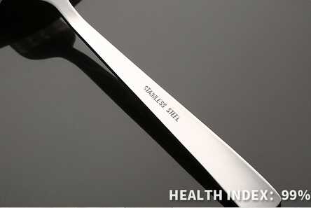 Stainless steel cutlery with exquisite handle